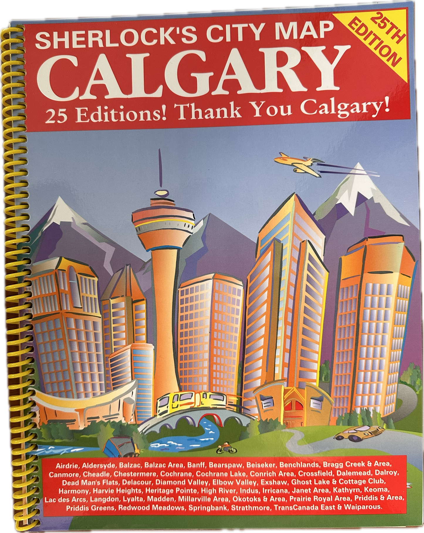 Calgary Spiral Bound City Atlas (2024)