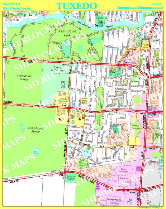 Tuxedo - Sherlock's Neighbourhood Map
