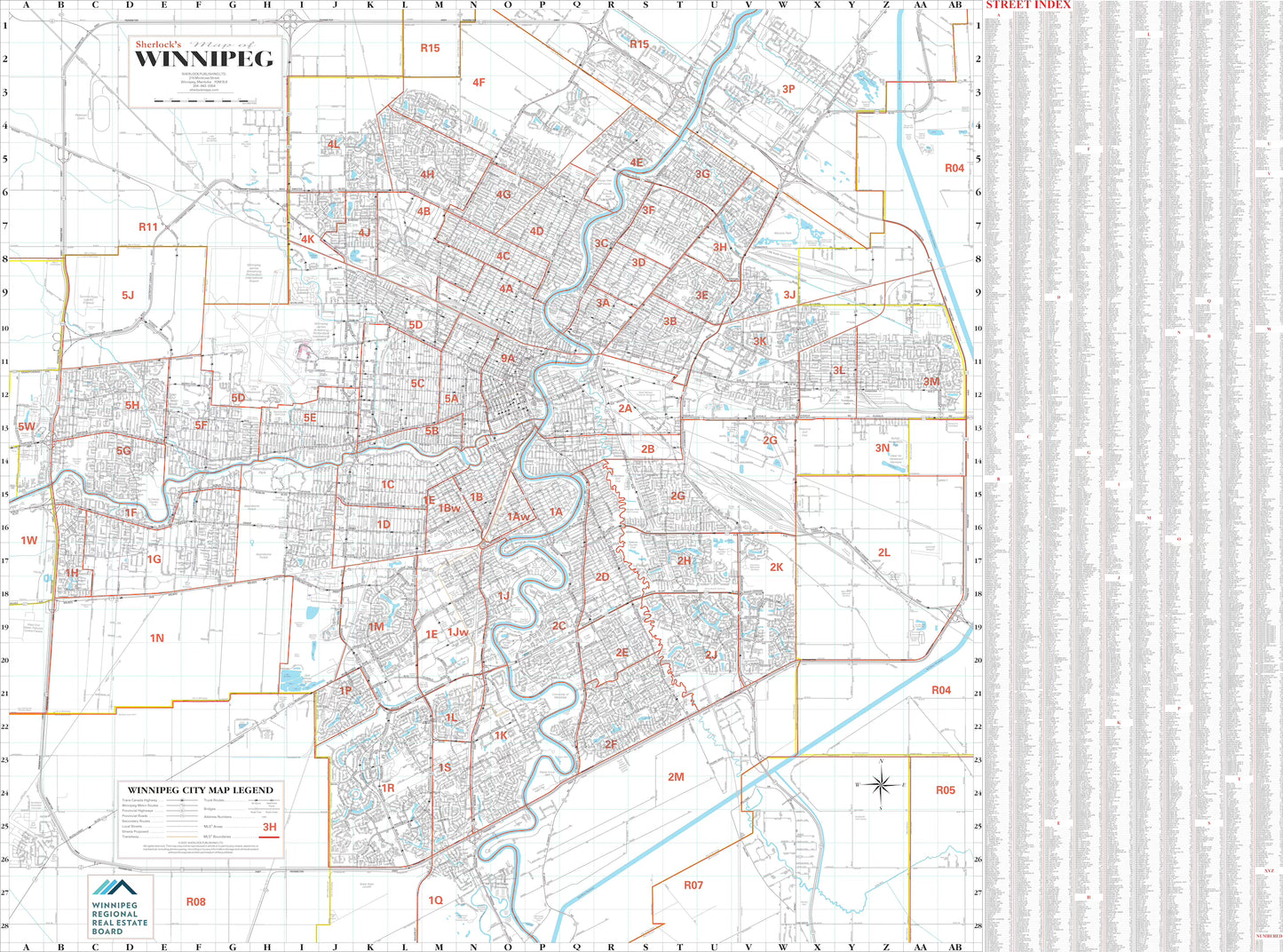 Winnipeg Realtor Wall Map