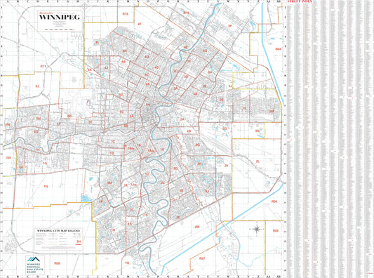 Winnipeg Realtor Wall Map