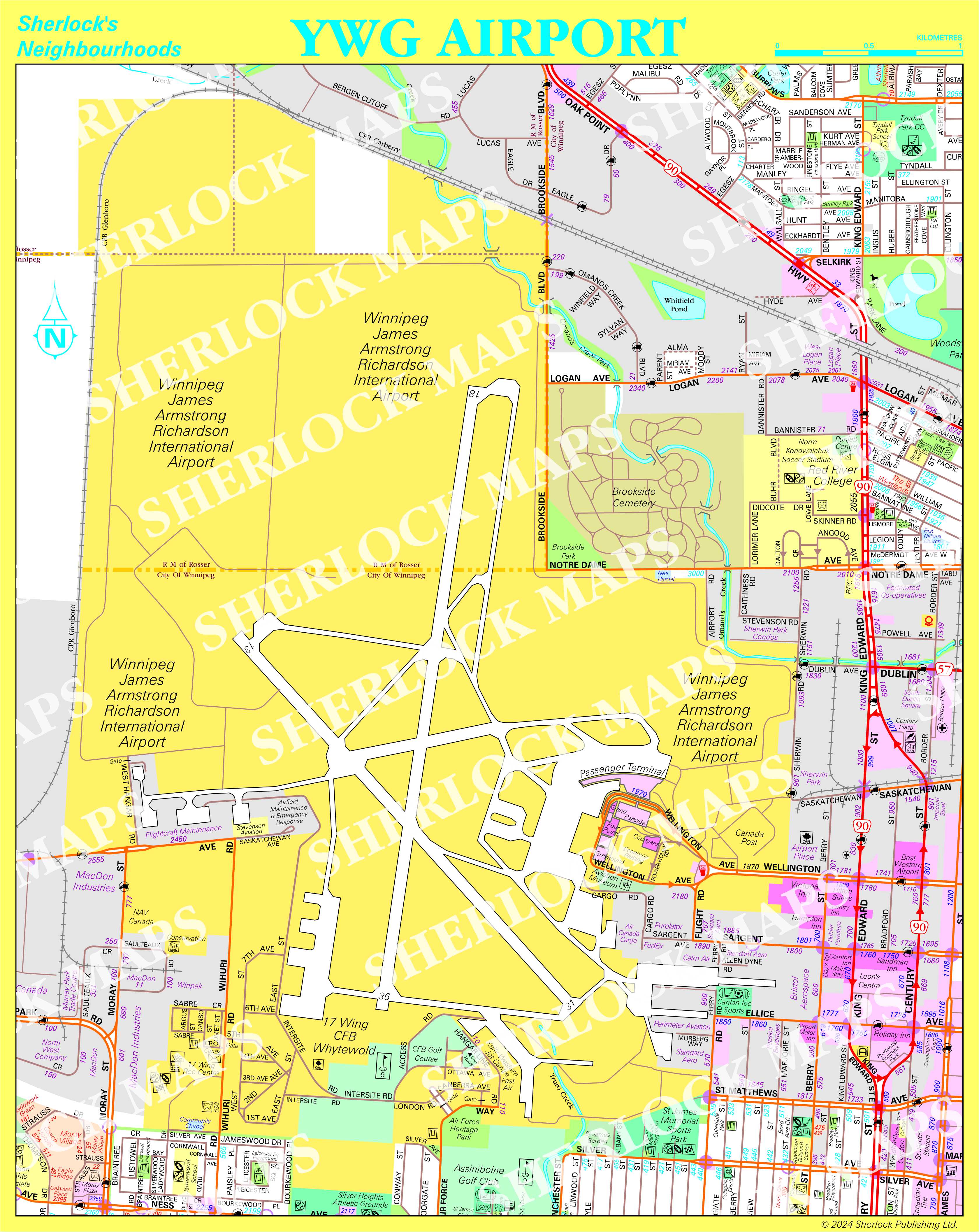 YWG Airport - Sherlock's Neighbourhoods – Sherlock Maps